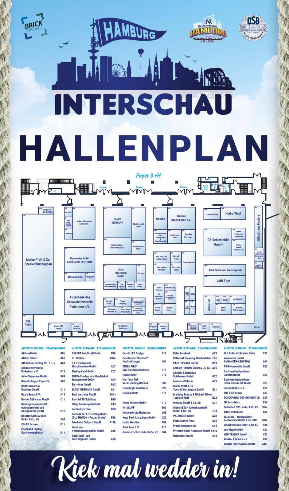 Hallenplan InterSchau 2025